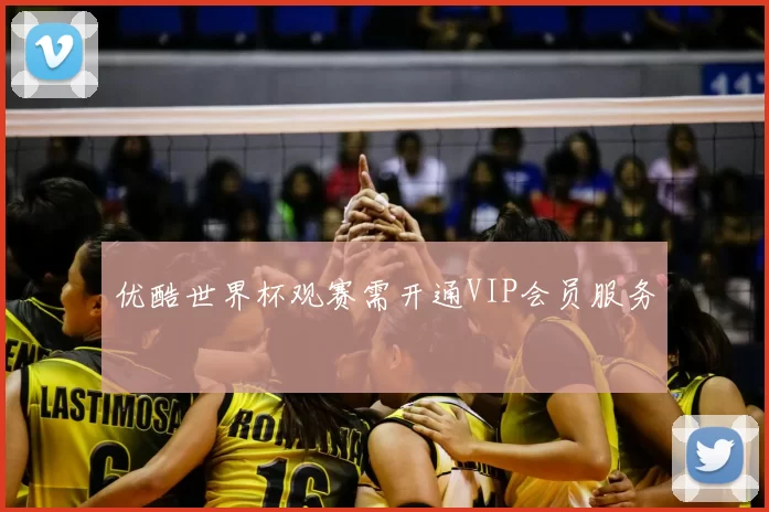 优酷世界杯观赛需开通VIP会员服务